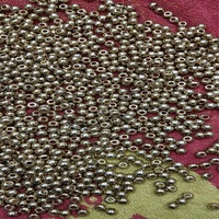 Perles en laiton personnalisées pour la fabrication de bijoux, billes à roulement avec trou fileté ou percé de grande taille