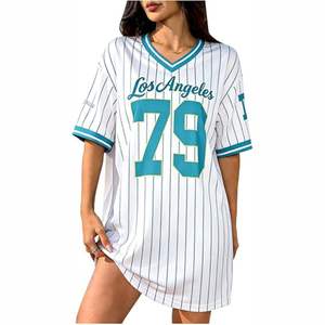 Venta al por Mayor de Camisetas de Fútbol para Mujer, Vestido Corto con Estampado por Sublimación, Uniforme de Equipo Personalizado, Ropa Deportiva Transpirable, Fabricante - Product Image 3