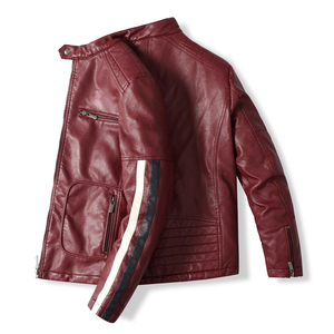 Chaqueta de Motociclista de Cuero de Alta Calidad para Hombre, Impermeable, Hecha a Medida, Chaqueta de Exterior, Nueva Colección, Chaqueta de Motociclista Moderna y Elegante para Otoño - Product Image 4