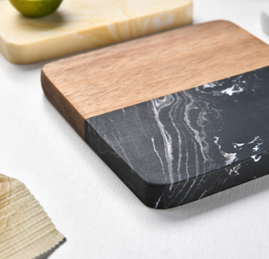 White <b>Gold</b> Black Luxury Hexagon Round square Natural Wood Wooden Marble <b>coaster</b> - Product Image 2