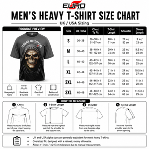 T-shirt Homme Grim Reaper Oversize à Manches Courtes, Imprimé par Sublimation Motif Crâne, Séchage Rapide, Col Rond, Style Urbain, Coupe Jersey - Product Image 5