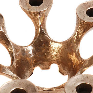 Candélabre en fonte à 7 bras, porte-bougies multiple, style rustique, vintage, antique - Product Image 6