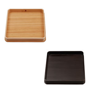 Plateau de service à thé en bois naturel japonais, finition laquée, qualité exceptionnelle, de qualité supérieure - Product Image 1