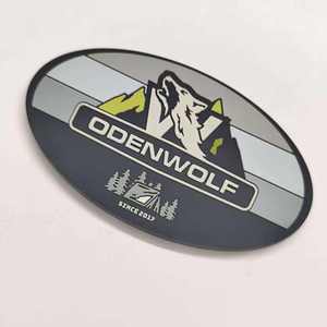 Parche de Goma con Relieve 3D de ODEN WOLF, Redondo y Adhesivo, Desde 2026 - Product Image 4