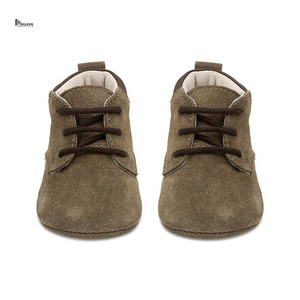 RELEVO INDUSTRIES Zapatos de Bebé de Cuero de Alta Calidad, Suela de Gamuza Suave, Cordones, Ligeros, Cómodos, Unisex, Primeros Pasos - Product Image 6