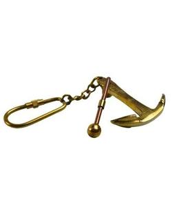 Llavero de Mosquetón Náutico de Latón con Diseño Personalizado, Estilo Vintage, Hecho a Mano para Llaves de Bicicleta - Product Image 3