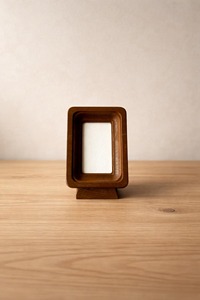 Wooden Rectangular Photo <b>Frame</b> Minimalist Design Tabletop Vertical Orientation Natural Finish Design Acacia <b>Wood</b> <b>Picture</b> <b>Frame</b> - Product Image 3
