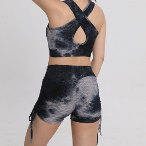 Ensemble de soutien-gorge de sport léger et respirant pour femme, haute maintien, avec logo frontal, design unique, séchage rapide, pour yoga et gym, vente en gros - Product Image 4