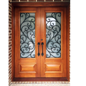 Compre productos de puertas de hierro de primera calidad y opciones de puertas de seguridad de acero resistente diseñadas para mantener a su querida familia completamente protegida. - Product Image 1