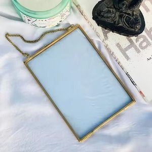 Wall <b>Mounted</b> Metal Glass Picture <b>Frame</b> Modern Photo Display Home Interior Decoration - Product Image 3