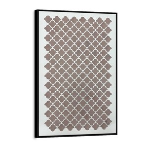 Décoration murale bohème marocaine en MDF artisanal à motif quatre feuilles - Décoration géométrique en gros - Product Image 1