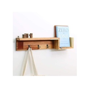 Wooden Key Storage Organizer for Wall Mount Ideal for House <b>Car</b> Office Keys and Small Hanging Items - Product Image 4