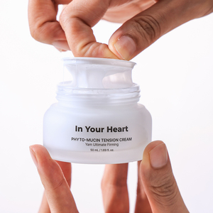 [In Your Heart] Crème Tenseur Phyto Mucin 50ml – Crème Hydratante Visage pour Soin Raffermissant et Élasticité – Formule Soin de la Peau - Product Image 1
