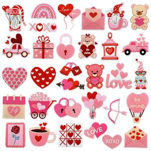 Custom Embroidery Patch Factory Wholesale Abstract Fabric Applique for <b>Jackets</b> Hats Backpacks Clothing Decorative Iron On Sew On - Product Image 2