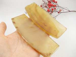 Écailles de corne de mouton naturelles véritables pour manche de couteau, écailles de corne de bélier, matériau brut pour la fabrication de manches de couteaux DIY, matériau brut pour manches de peigne, ébauches. - Product Image 5