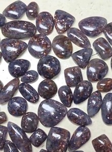 Joyería de Iolita y Piedra del Sol Multicolor Natural de Alta Calidad, Escamas de Ópalo Arcoíris y Gemas en Forma de Pera de Cristal - Product Image 4