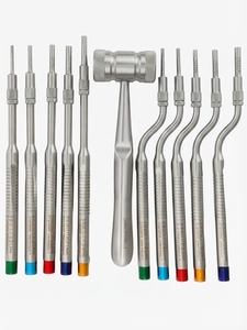 Optitech Healthcare WT-8836 Dental Osteotome Set Manual Steel 2mm Diameter Class II CE Certified <b>Universal</b> <b>Plug</b> Oral Equipment - Product Image 4