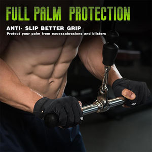 Guantes de Gimnasio para Hombre y Mujer, Guantes de Levantamiento de Pesas con Protección Completa, Excelente Agarre, Guantes para Ejercicio, Fitness, Entrenamiento - Product Image 4