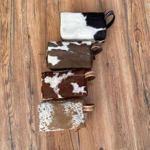 Nueva bolsa de viaje de maquillaje con herramientas para hombres y mujeres, bolsa de afeitar de cuero de vaca hecha a mano, organizador de artículos de tocador, Kit de afeitado - Product Image 4