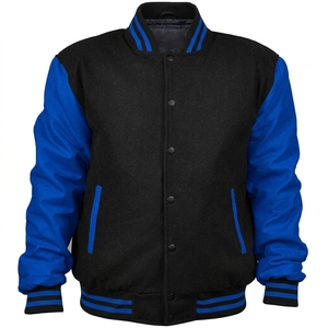 Chaqueta Bomber Personalizada para Hombre, Estilo Letterman, de Lana, Bordada, Impermeable, de Secado Rápido, con Capucha, Estilo Vintage, de Algodón - Product Image 1