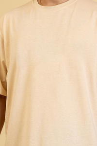 T-shirt Homme en Coton Tricoté à Manches Courtes, Coupe Oversize, Impression 3D Personnalisée, Marque sur Mesure, Vente en Gros - Product Image 4