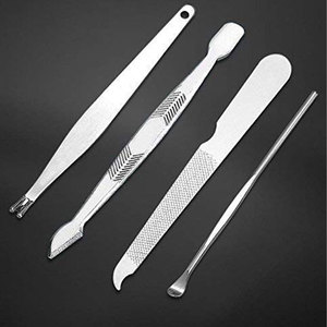 Nail Care Beauty Instruments <b>Set</b> With Stainless Steel Tools For Manicure And <b>Pedicure</b> Cuticle Pusher Beauty Kit In Case - Product Image 4
