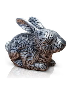 Solid Aluminum Rabbit Cremation <b>Urn</b> With Bronze Finished Keepsake Metal <b>Pet</b> <b>Urn</b> at Low Price Affordable Funeral <b>Urns</b> - Product Image 3