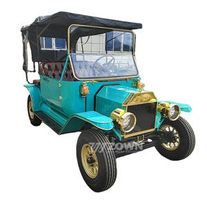 Voitures classiques rétro anciennes bleues Apparence antique Voitures classiques américaines électriques de luxe à bon prix pour la vente d'adultes - Product Image 1