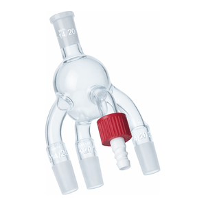 Adaptateurs de récepteurs sous vide de sécurité SciLab GL14 pour 3 ou 4 petites fioles de laboratoire - Product Image 1