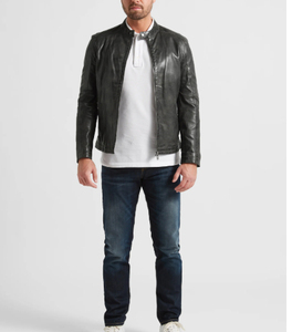 Meilleures ventes 2026 : Vestes en cuir véritable pour hommes entièrement personnalisées, fabriquées à Sialkot, Pakistan, à prix bas et abordable - Product Image 1
