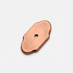 Antique Brass Hampton Backplate Furniture Hardware Cabinet Modern design Durable <b>Black</b> Matte Finished Kitchen Handle Knob Use - Product Image 5