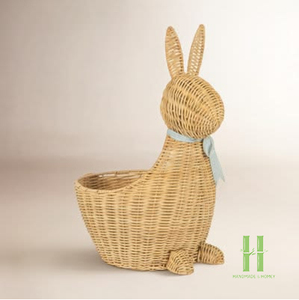 BEST SELLING Eco-friendly Natural Rattan Animal Shape <b>Basket</b> Eco-Friendly Handmade <b>Wicker</b> <b>Storage</b> <b>Basket</b> for Nursery Kids Room - Product Image 5