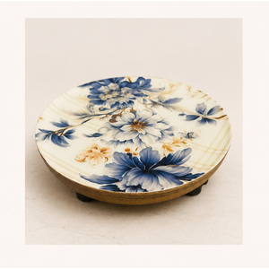 Exclusive Meenakari Coasters Set Premium Blue Floral Enamel <b>Table</b> <b>Placemats</b> Dining Room <b>Table</b> Decorative Coasters Bulk Wholesale - Product Image 5