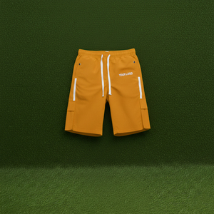 Custom Made 100% Cotton Windproof & Waterproof <b>Lightweight</b> OEM Service Solid Men Hip Hop Style Relaxed Fit <b>Cargo</b> Pockets <b>Shorts</b> - Product Image 4