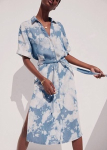 Vêtements d'été Robe à manches courtes Beautiful Tie Dye 2 Piece Tank Top And Long African Skirt Sets 2 piece Skirts Set Outfits - Product Image 3