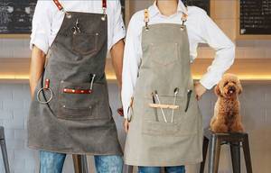 Tablier de barman en toile Elite, personnalisable avec logo brodé, vêtements professionnels pour barman, ajustement réglable pour hôtel, lounge, comptoir - Product Image 4