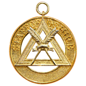Pin Masónico de Pirámide de Aleación de Zinc Plateado, Joyería Coleccionable de Metal Fundido a Presión, el Más Vendido, Tamaño OEM - Product Image 6