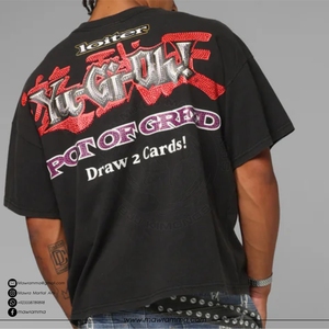 Heavyweight Oversized Short Sleeve <b>TShirt</b> 100% Cotton Custom Logo Wholesale Unisex Summer Outdoor Tee Drop Shoulder Streetwear - Product Image 5