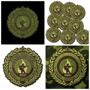 Custom Style Embroidered DIY Custom Your Logo <b>Patch</b> Hook & Loop woven Print <b>Patches</b> <b>Sew</b> Iron <b>On</b> <b>Patches</b> - Product Image 1