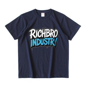 เสื้อคอกลมแขนสั้นสำหรับผู้ชายผ้าคอตตอนแบบลำลองออกแบบได้ตามต้องการ - Product Image 1