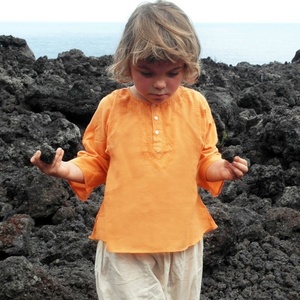 Vêtements d'été en coton smocké pour fille, tenue décontractée, pour femme, Mini Frock, rose, avec jolie broderie de bourgeon de rose - Product Image 1