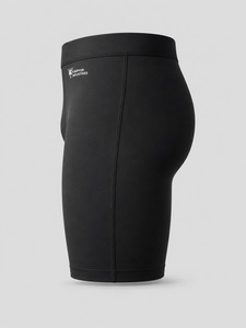High Performance Stretch Breathable Moisture Wicking Fitness Training Sportswear <b>Mens</b> Casual Mid Waist Canvas <b>Compression</b> <b>Shorts</b> - Product Image 4