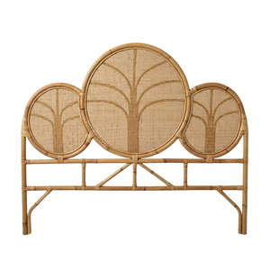 Tête de lit en rotin naturel, style bohème, arquée, pour chambre à coucher, vente en gros - Product Image 6