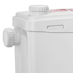 1200W Macerator <b>Pump</b> 4 Water Inlets 48 GPM Flow 33 Ft/10 m Head for Sewerage Toilet <b>Waste</b> Water Disposal 48 GPM Flow 33 Ft/10 m - Product Image 2