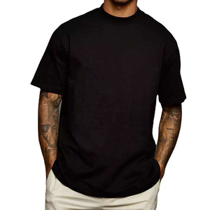 Camiseta Extra Grande para Hombre, Super Gruesa de 220 g/m², Cuello Redondo, Hombros Caídos, Corte Cuadrado, Tejido de Algodón, Transpirable - Product Image 2