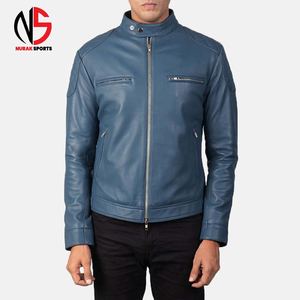 Chaqueta de Cuero para Motociclista, Hombre, de Alta Calidad, Color Sólido, Estilo Casual, con Logotipo Frontal, Impermeable, Transpirable y Resistente al Viento, para Invierno - Product Image 3