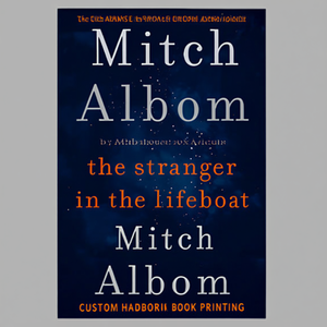 L'inconnu dans le canot de sauvetage par l'auteur Mitch Albom, impression de livre relié personnalisée - Product Image 2