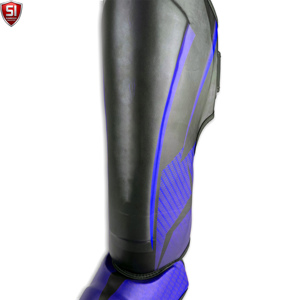 Protections de tibia en cuir PU légères pour la boxe, l'entraînement de combat, le MMA et le Muay Thai, avec fermeture auto-agrippante - Product Image 5