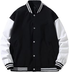 Best Manufacturing High Quality Loose Bomber Varsity Jacket for <b>Men</b> 100% Cotton Style Custom Logo Low Rate for Winter - Product Image 1