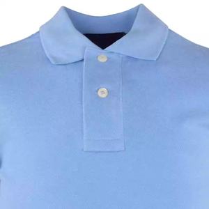 Polo de golf liso para hombre, camisa de manga corta OEM, con diseño de logotipo personalizado, 100% de algodón, color blanco, venta al por mayor - Product Image 2